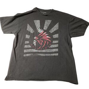 Sole Addiction: Black Graphic T-shirt, Short Sleeve, Size XL